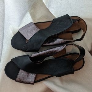 NWOT Bueno Leather Sandals, Size 39